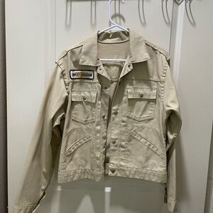 Harley Davidson Tan Denim Jacket